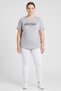 Women Loose Fit Short Sleeve Outdoor T-Shirt, Grey - 2
