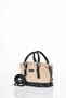 Boston Bag Beige-Black - 4