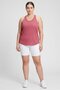 Women Fitted Fit Sleeveless Training Tank Top, Rose Pink - 4