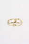 Stone Detailed Ring Gold - 2
