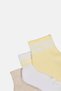 Toddlers Girl 8 Pairs Brand Logo Quarter Socks, Multicolor - 2
