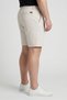 Men Solid Basic Shorts, Beige - 3