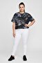 Women Loose Fit Short Sleeve Training T-Shirt, Multicolor - 2