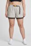 Women Sportswear Fit 2 In 1 Training Shorts, Grey