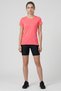 Women Sportswear Fit Short Sleeve Training T-Shirt, Pink - 4
