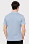 Men Regular Fit Solid Short Sleeve Polo Shirt, Steel Blue - 3