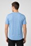 Men Sportswear Fit Short Sleeve Training T-Shirt, Blue Heather - 4
