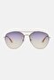Women CK20121SN Aviator Sunglasses, Gold