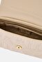 Women Brand Logo Cross Body Bag, Beige - 5