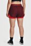 Women Loose Fit Reversible Running Shorts, Maroon - 4