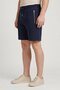 Men Solid Basic Shorts, Navy - 3