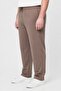 Men Regular Fit Solid Sweatpants, Taupe - 3