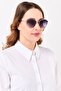 Women LJ157S Geometric Sunglasses, Silver - 2