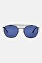 Men L281S Round Sunglasses, Black