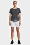 Women Loose Fit Short Sleeve Training Top, Dark Grey - 3