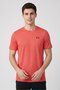Men Fitted Short Sleeves Training T-shirt, Orange