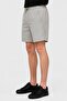 Men Solid Basic Shorts, Grey - 3
