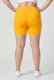 Women Fitted Bike Shorts, Orange - 2