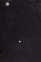 Men Washed Denim Shorts, Black - 5