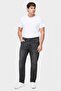 Men Regular Fit Washed Non-Stretchable Jeans, Charcoal - 2