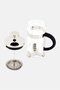 French Press Coffee Tea Maker 600 ml, Transparent - 2