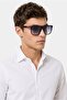 Men 2078792M25708 Square Sunglasses, Black - 5
