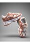 Children's High Sole Sneaker Shoes with Hidden Velcro and Laces - White Powder - 4