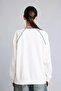 Harry Potter Printed Raglan Sleeve Oversize V-Neck Thick Sweatshirt I3022Ax26Au - 5