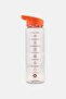 Race Tracker Straw Sipper Water Bottle 700ml, Coral