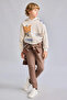 Oversize Hooded Sweatshirt with Printed Front and Soft Fleece Inside for Boys I0112A826Wn - 2