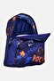 Kids Boy Graphic Print Backpack, Purple - 3