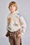 Oversize Hooded Sweatshirt with Printed Front and Soft Fleece Inside for Boys I0112A826Wn - 3