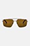 Men CR 80026 C2 Geometric Sunglasses, Silver