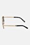 Men CR 80026 C1 Geometric Sunglasses, Gold - 4