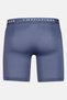 Men 3 Pcs Brand Logo Boxer Briefs, Multicolor - 7
