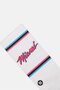 x NBA Men 1 Pair Miami Heat Casual Crew Socks, White - 3