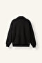 Boxy Fit Polo Collar Zippered Striped Sweatshirt Cardigan I0631Ax26Au - 2