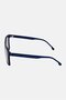 Men 206300FLL57 Rectangular Sunglasses, Black - 3
