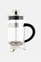 French Press Coffee Tea Maker 600 ml, Transparent