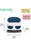 Ingeniuty Child Seat for Small Children Made of Foam in the Color of Night Sky Weight 2.06 kg - 6