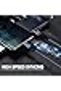 كابل شحن سريع USB A الى نوع C 3 امبير من تي تيرسيلي، 15 سم - 4