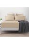 Poplin 100% Cotton 63 Thread Kumai Single Fitted Sheet Set with Pillowcase - 7