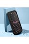 Infinix Hot 60 Pro Compatible Black Silicone Case Shockproof with Camera Protection Stylish Print - 2