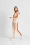 Women's Yavru Ağzı Two-Thread Comfortable Hooded Striped Tracksuit Set - 77755 - 2