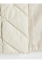 Lcw Vision Beige Mock Neck Women Puffer Vest - 6