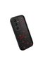 Samsung Galaxy S25 Fe Compatible Black Silicone Case Shockproof with Camera Protection Stylish Print - 3