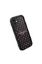 iPhone 11 Compatible Black Silicone Case Shockproof with Camera Protection Stylish Print - 4