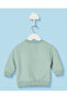 Infant Boys Green Jacquard Sweatshirt - 4