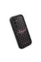 Samsung Galaxy S24 Plus Compatible Black Silicone Case Shockproof Camera Protected Stylish Print - 3