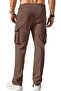 سروال كارجو للرجال، سروال رياضي مرن للمشي لمسافات طويلة برباط سحب مع جيوب متعددة، سروال كاجوال من كو - 3